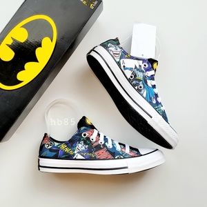 Converse Chuck Taylor All Star Ox X Batman Joker Multicolor Men's 3 Women's 5